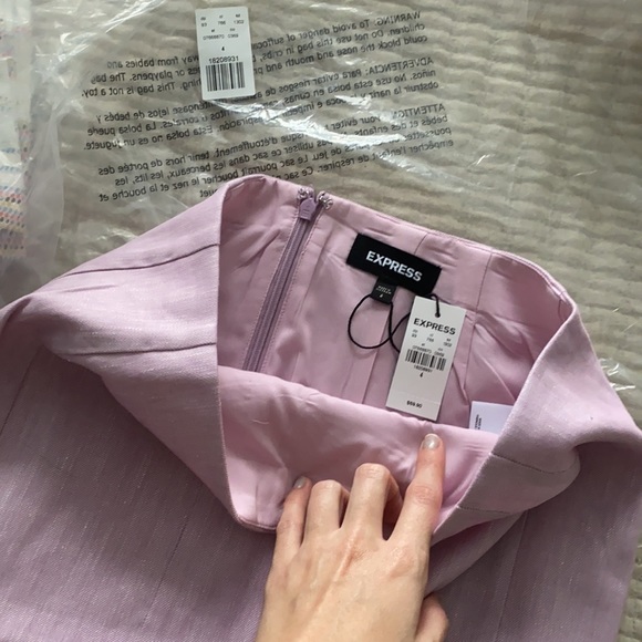NEVER WORN LAVENDER EXPRESS PENCIL SKIRT - Picture 3 of 3